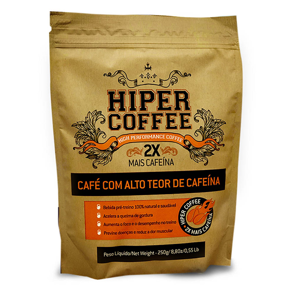HiperCoffee - Café Pré-Treino | 20 pacotes 250g